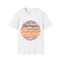 Sunshine & Shenanigans – Summer Tee | Aurora Bloom Crafts