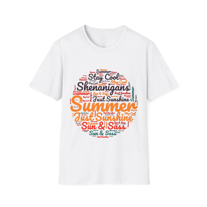 Sunshine & Shenanigans – Summer Tee | Aurora Bloom Crafts
