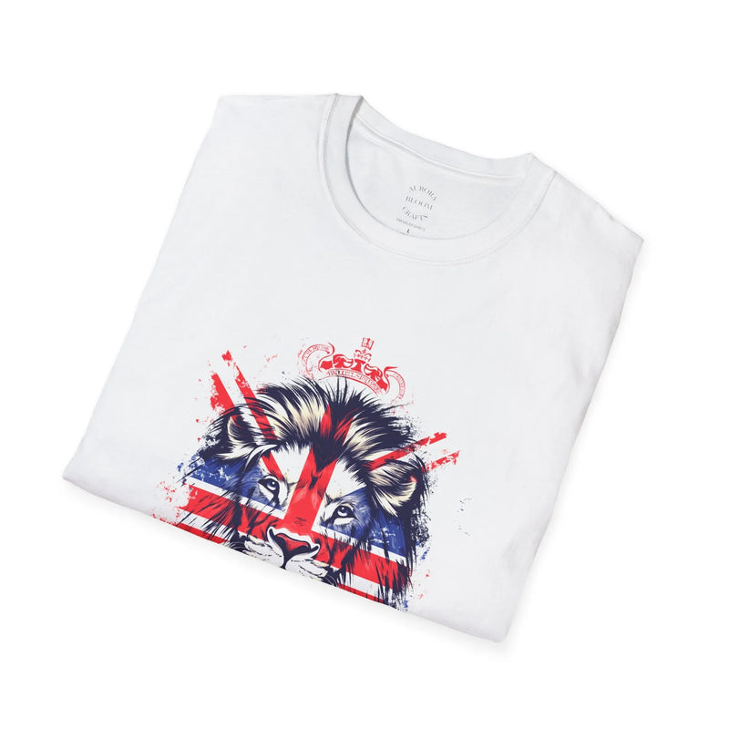 Crowned Lion – Strength & Legacy Tee | Aurora Bloom Crafts