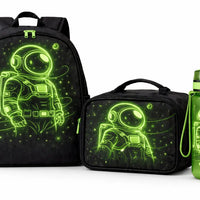 Astronaut Back to School Gift Set – Backpack, Lunch Bag & Water Bottle - Aurora Bloom Crafts