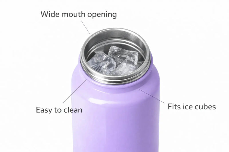 Stainless Steel Insulated Water Bottle 1000ml | Leak-Proof & BPA-Free - Aurora Bloom Crafts