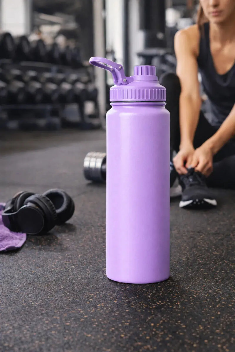 Stainless Steel Insulated Water Bottle 1000ml | Leak-Proof & BPA-Free - Aurora Bloom Crafts