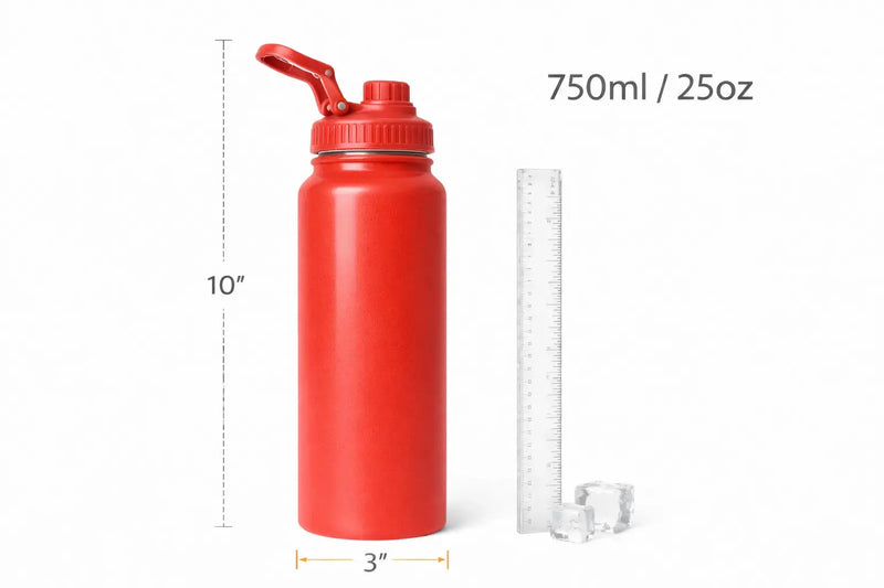 Stainless Steel Insulated Water Bottle 1000ml | Leak-Proof & BPA-Free - Aurora Bloom Crafts