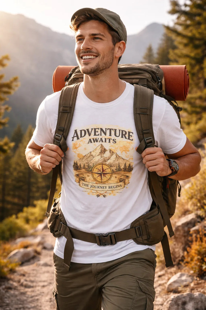 Adventure Hikers Tee | Aurora Bloom Crafts