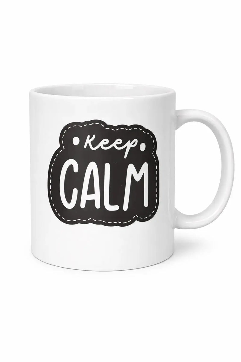 Keep Calm 11oz inspirational ceramic coffee mug