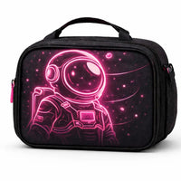 Astronaut Insulated Lunch Bag – Back to School (Blue / Green / Pink) - Aurora Bloom Crafts