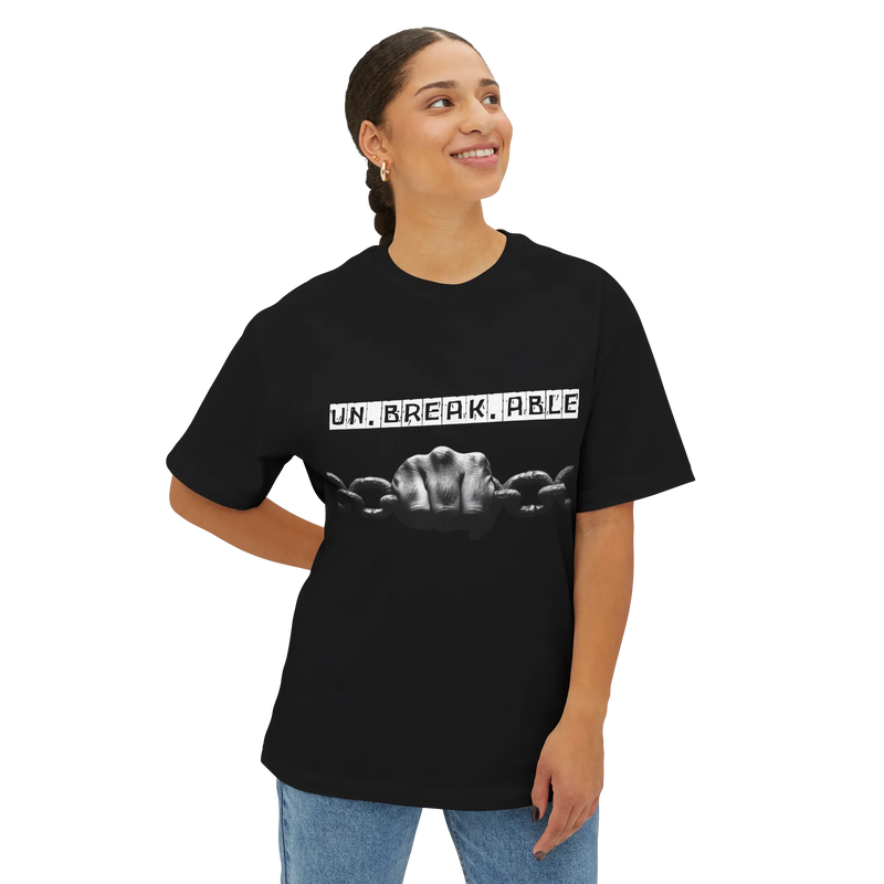 Unbreakable Warrior Tribe Oversized Tee for Ultimate Comfort and Style