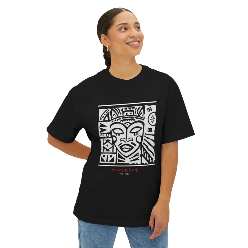 Warrior Tribe Afrocentric Streetwear T-Shirt | Aurora Bloom Crafts