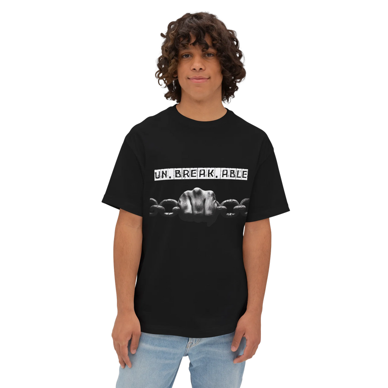 Unbreakable Warrior Tribe Oversized Tee for Ultimate Comfort and Style