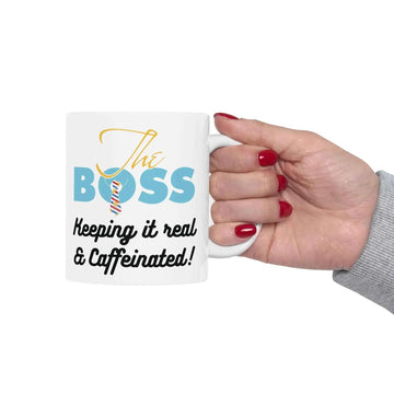 Boss Coffee Mug - The BOSS Caffeinated Coffee Mug Gift