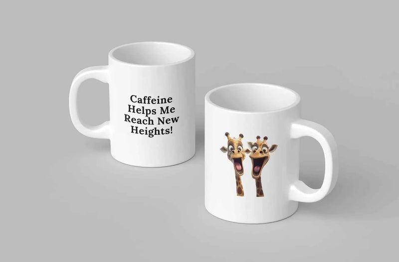 Cute Animal Lover Mug - Giraffe Design for Animal Lovers