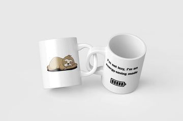 Funny Sloth Mug Gift - Perfect for Lazy Days - Aurora Bloom Crafts