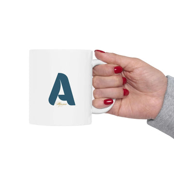 Personalized Monogram Mug by Aurora - Aurora Bloom Crafts