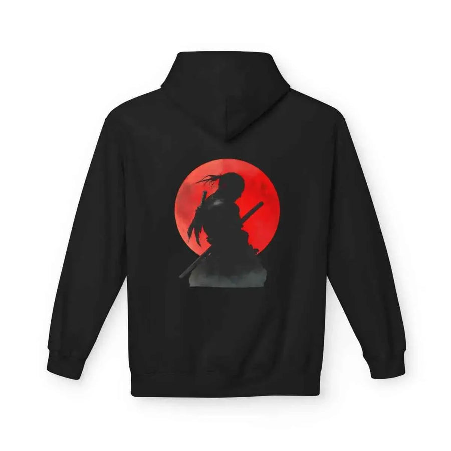 Blood Moon Assassin Hoodie - Black Urban Streetwear Hoodie