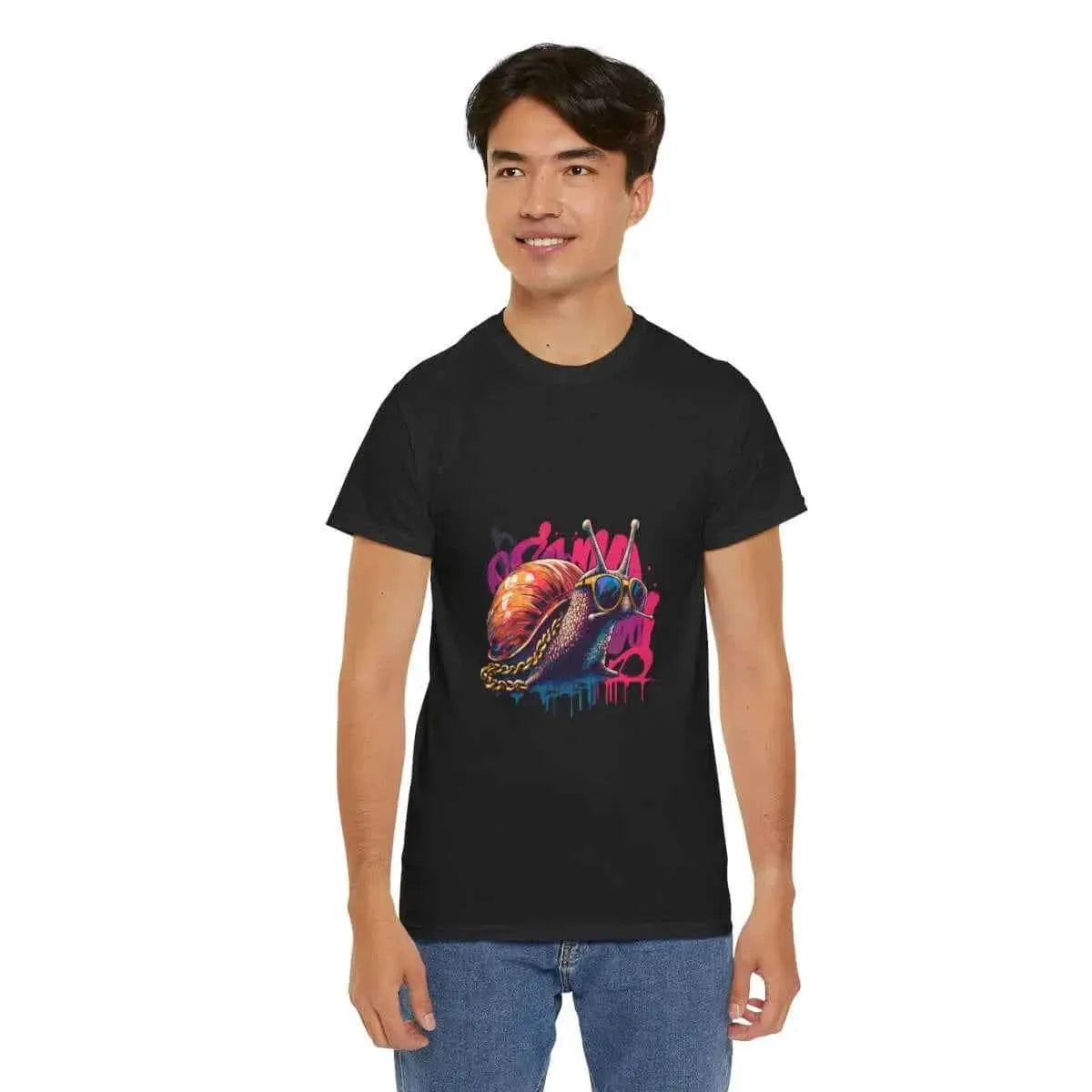 Drip Snail Graffiti Streetwear T-Shirt - Urban Fashion Tee