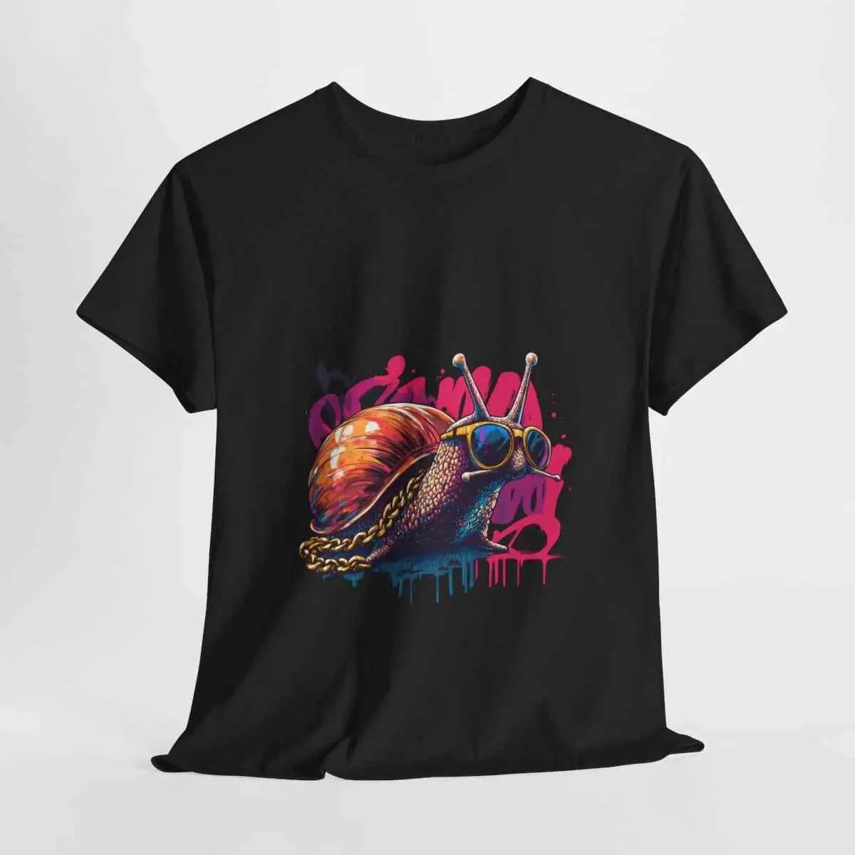 Drip Snail Graffiti Streetwear T-Shirt - Urban Fashion Tee