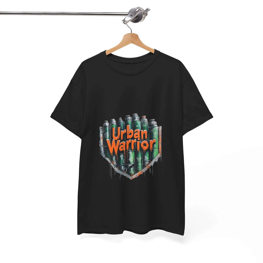 Graffiti Shield- Urban Warrior T-Shirt Oversized - Aurora Bloom Crafts