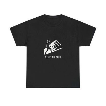Keep Moving Tee- Motivational T-Shirt - Aurora Bloom Crafts