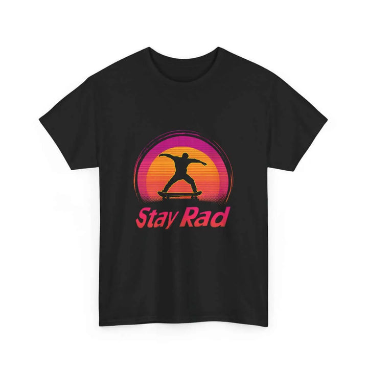 Stay Rad- Vintage Skate Style Shirt - Aurora Bloom Crafts