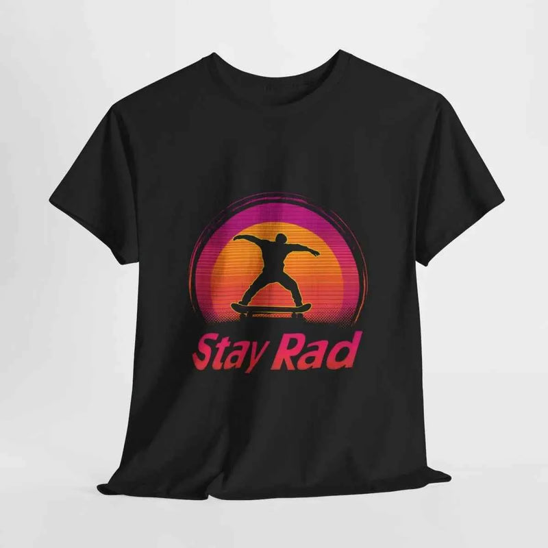 Stay Rad Vintage Skate Shirt - Retro Style Tee