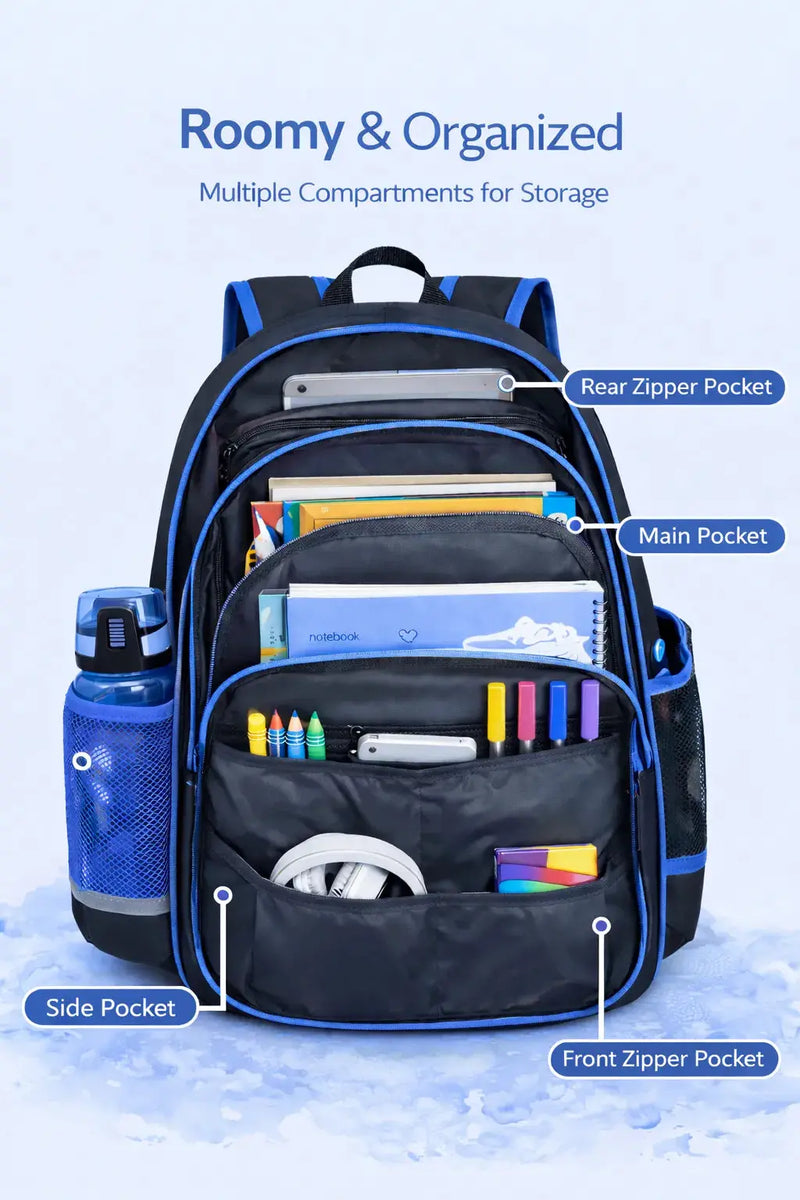 AuroraBloomCraft Astronaut Backpack – Back to School (Blue / Green / Pink) - Aurora Bloom Crafts