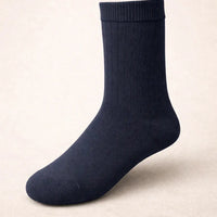 Back to School Essentials Socks – Kids Crew Socks (Navy, Grey & Black Pack) - Aurora Bloom Crafts