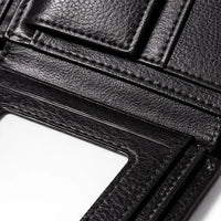 Men’s Leather Wallet | Slim Bifold with ID Window – Tree of Life - Aurora Bloom Crafts