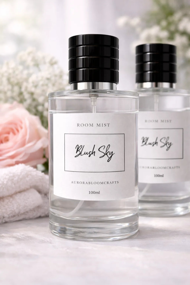 Blush Sky Room Mist – 100ml | AuroraBloomCrafts