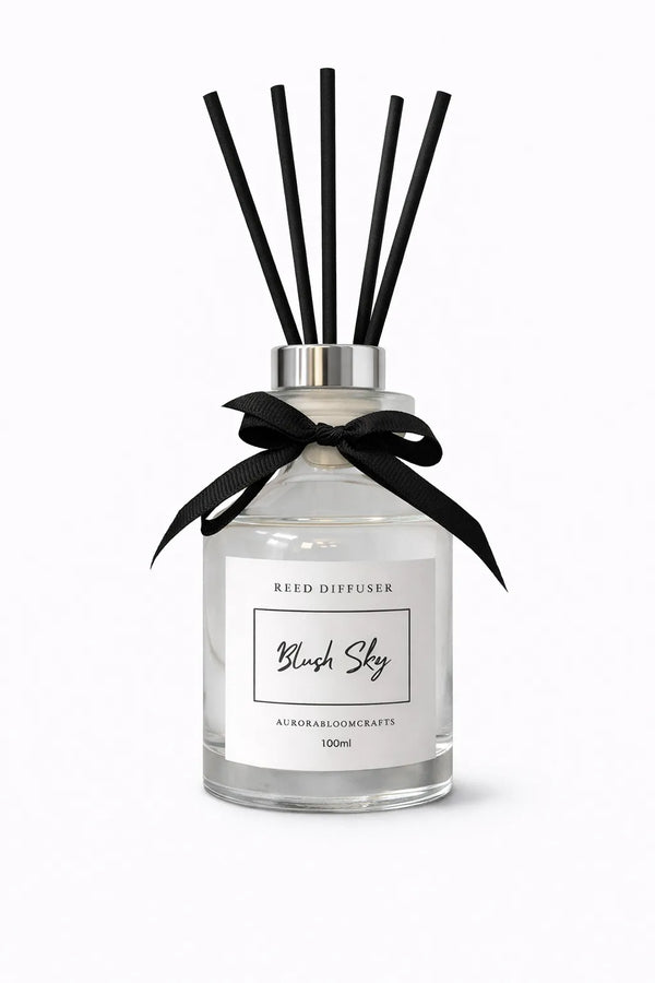 Aurora Bloom Crafts Reed Diffuser – Blush Sky (100ml)