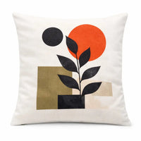 Decorative Throw Pillow Covers 18x18 | Modern Botanical Prints - Aurora Bloom Crafts