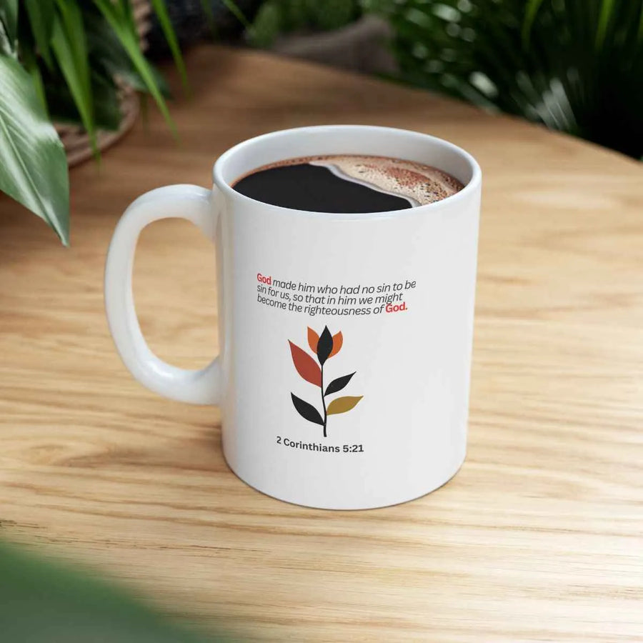 2 Corinthians 5:21 Christian Mug