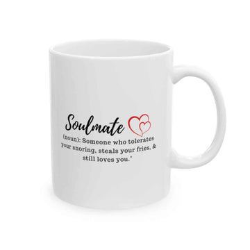 Love, Laughter & Fries | 11 oz Coffee Cup