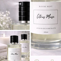 Citrus Muse Room Mist – 100ml | AuroraBloomCrafts