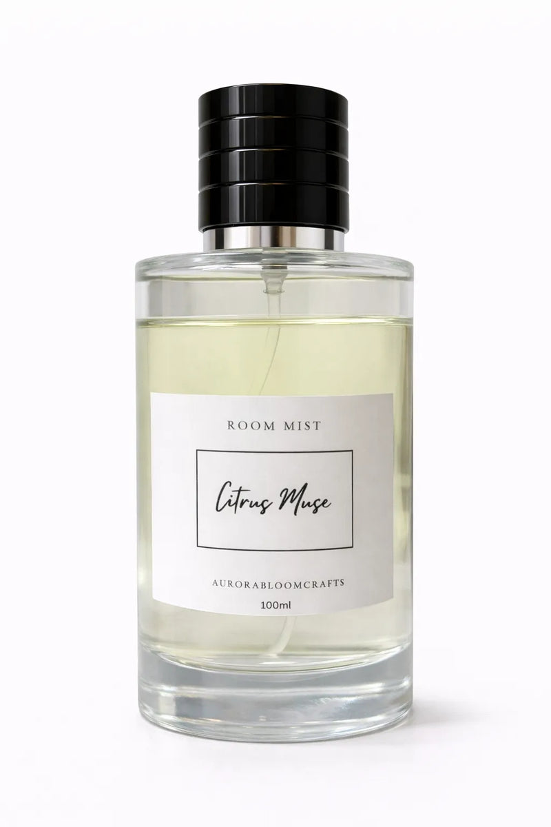 Citrus Muse Room Mist – 100ml | AuroraBloomCrafts