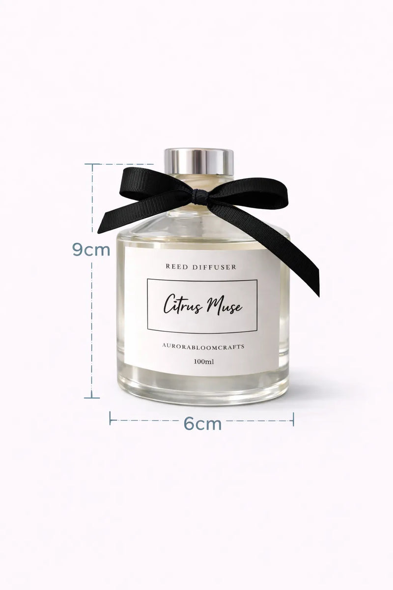 Aurora Bloom Crafts Reed Diffuser – Citrus Muse (100ml)