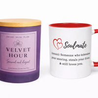 Couples Gift Set | Candle & Soulmate Mug