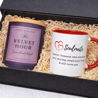 Couples Gift Set | Candle & Soulmate Mug