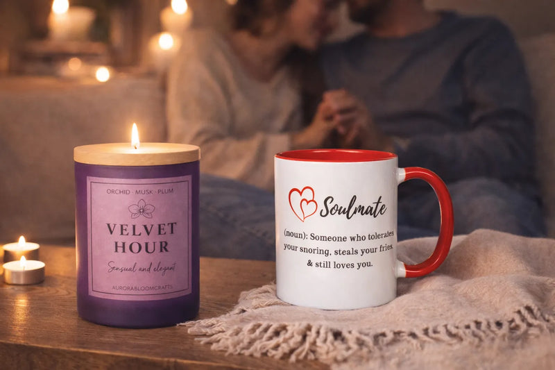 Couples Gift Set | Candle & Soulmate Mug