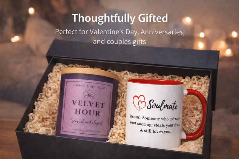 Couples Gift Set | Candle & Soulmate Mug