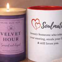 Couples Gift Set | Candle & Soulmate Mug