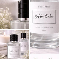 Golden Ember Room Mist – 100ml | AuroraBloomCrafts