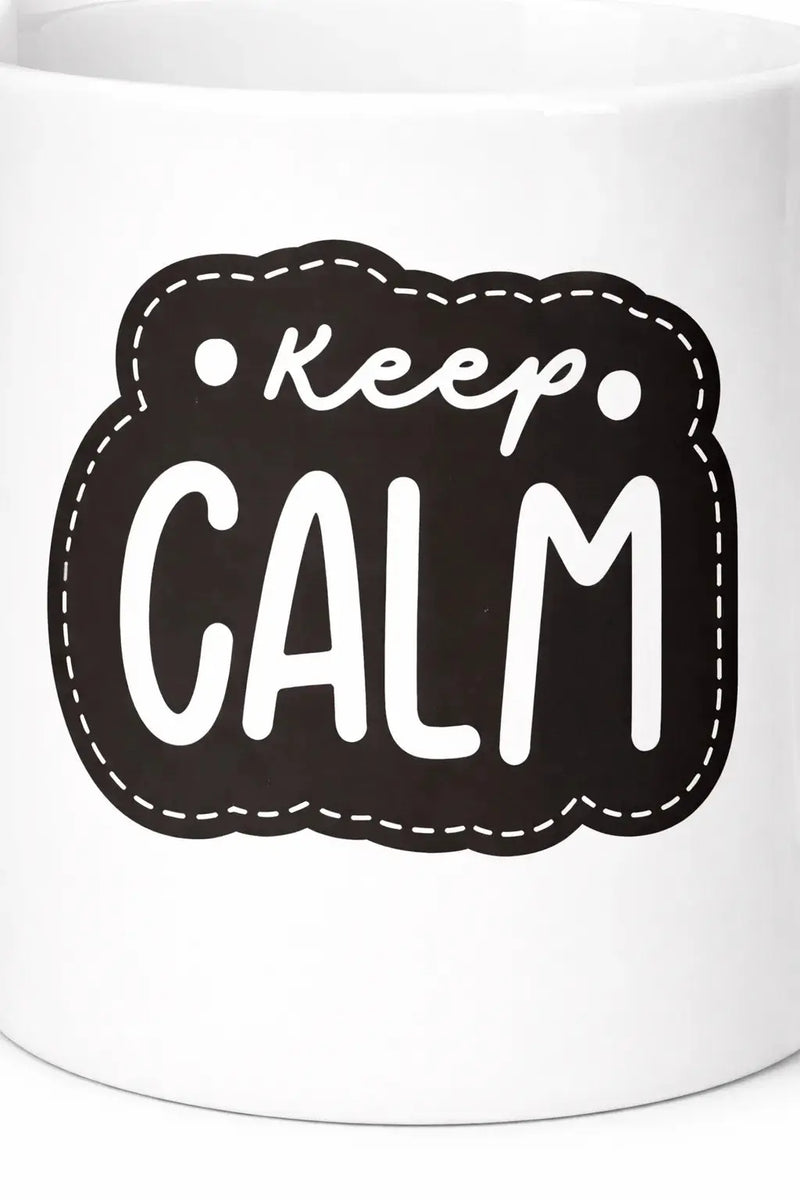 Keep Calm 11oz inspirational ceramic coffee mug