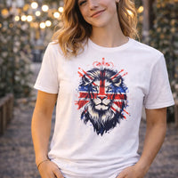 Crowned Lion – Strength & Legacy Tee | Aurora Bloom Crafts