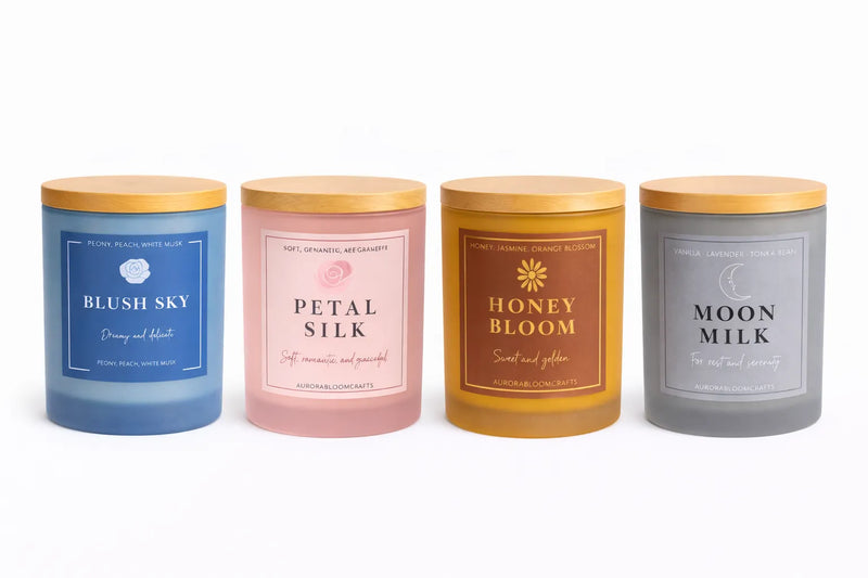 Love & Light – Luxury Candle Gift Set | AuroraBloomCrafts