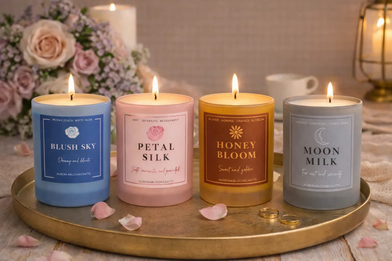 Love & Light – Luxury Candle Gift Set | AuroraBloomCrafts