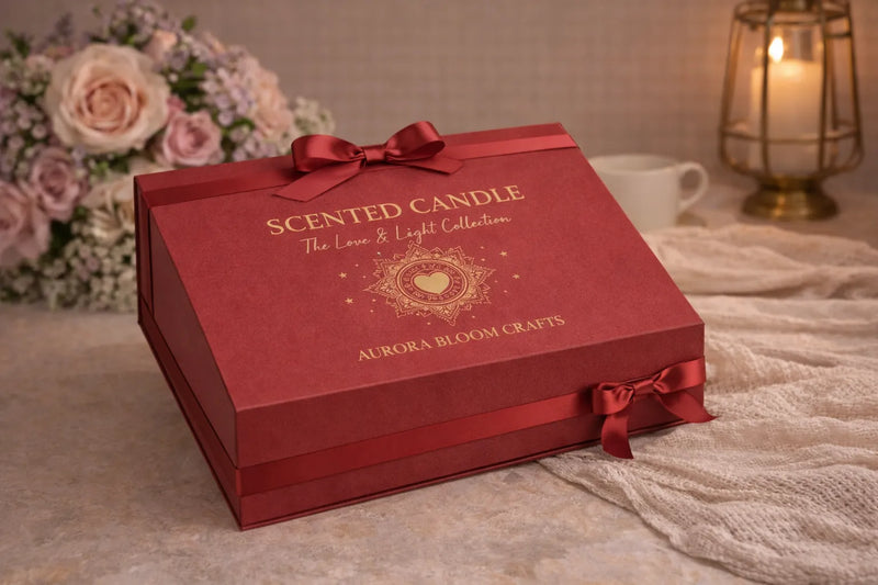 Love & Light – Luxury Candle Gift Set | AuroraBloomCrafts