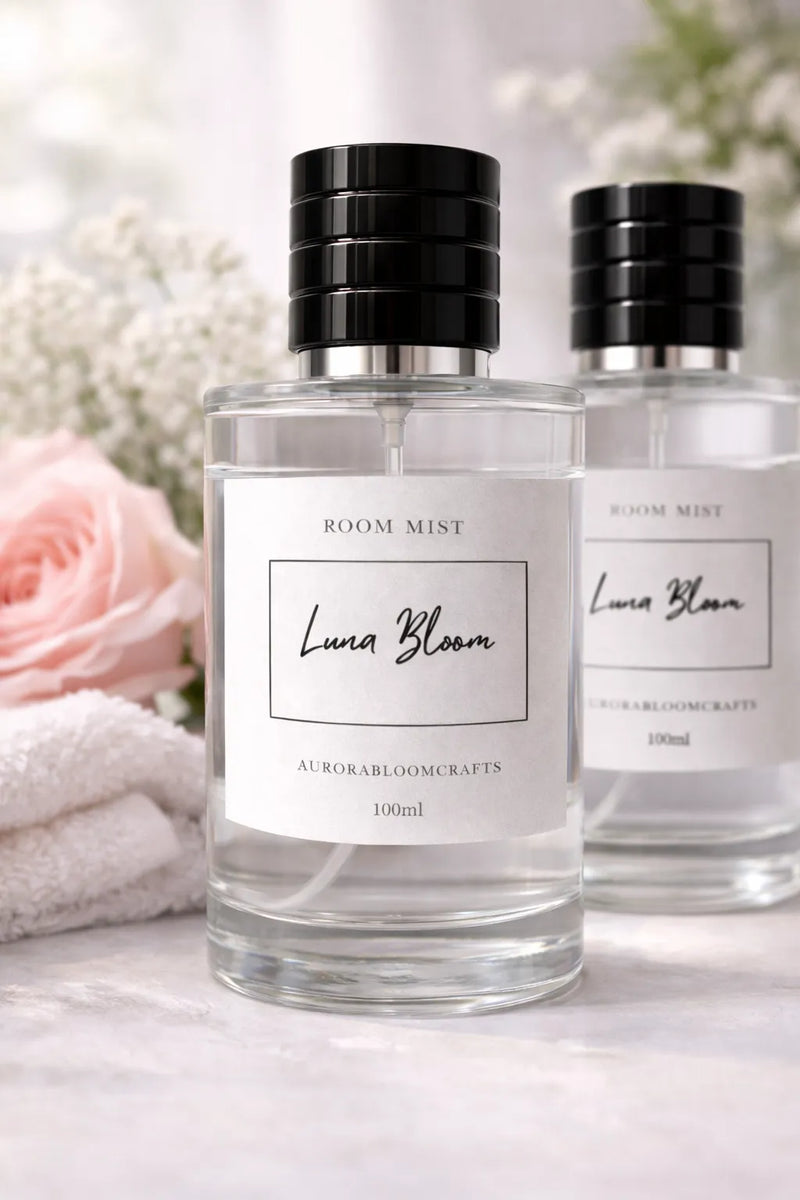 Luna Bloom Room Mist – 100ml | AuroraBloomCrafts