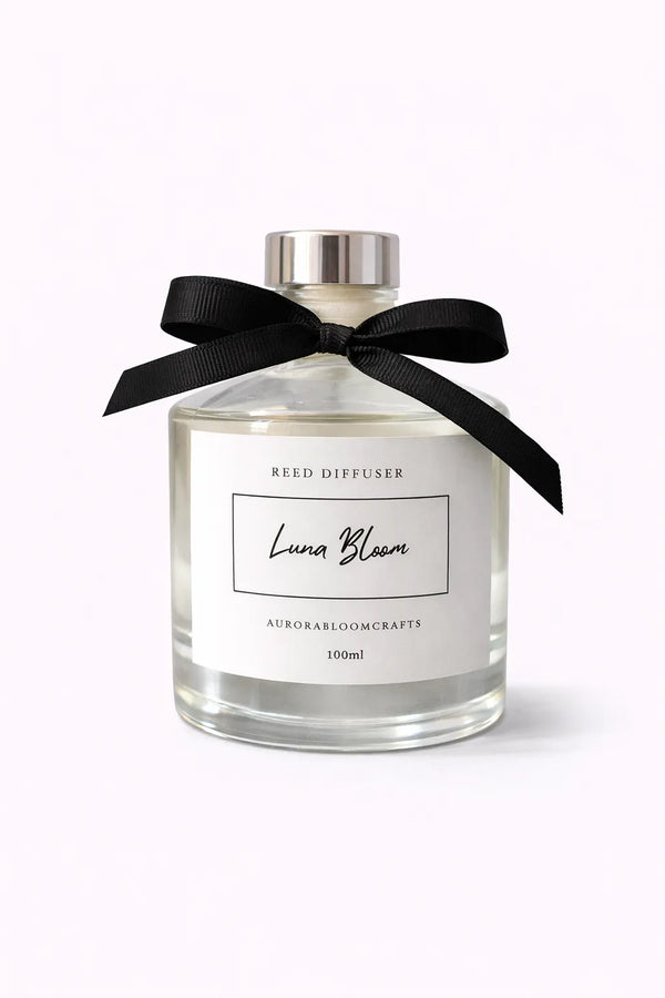 Aurora Bloom Crafts Reed Diffuser – Luna Bloom (100ml)
