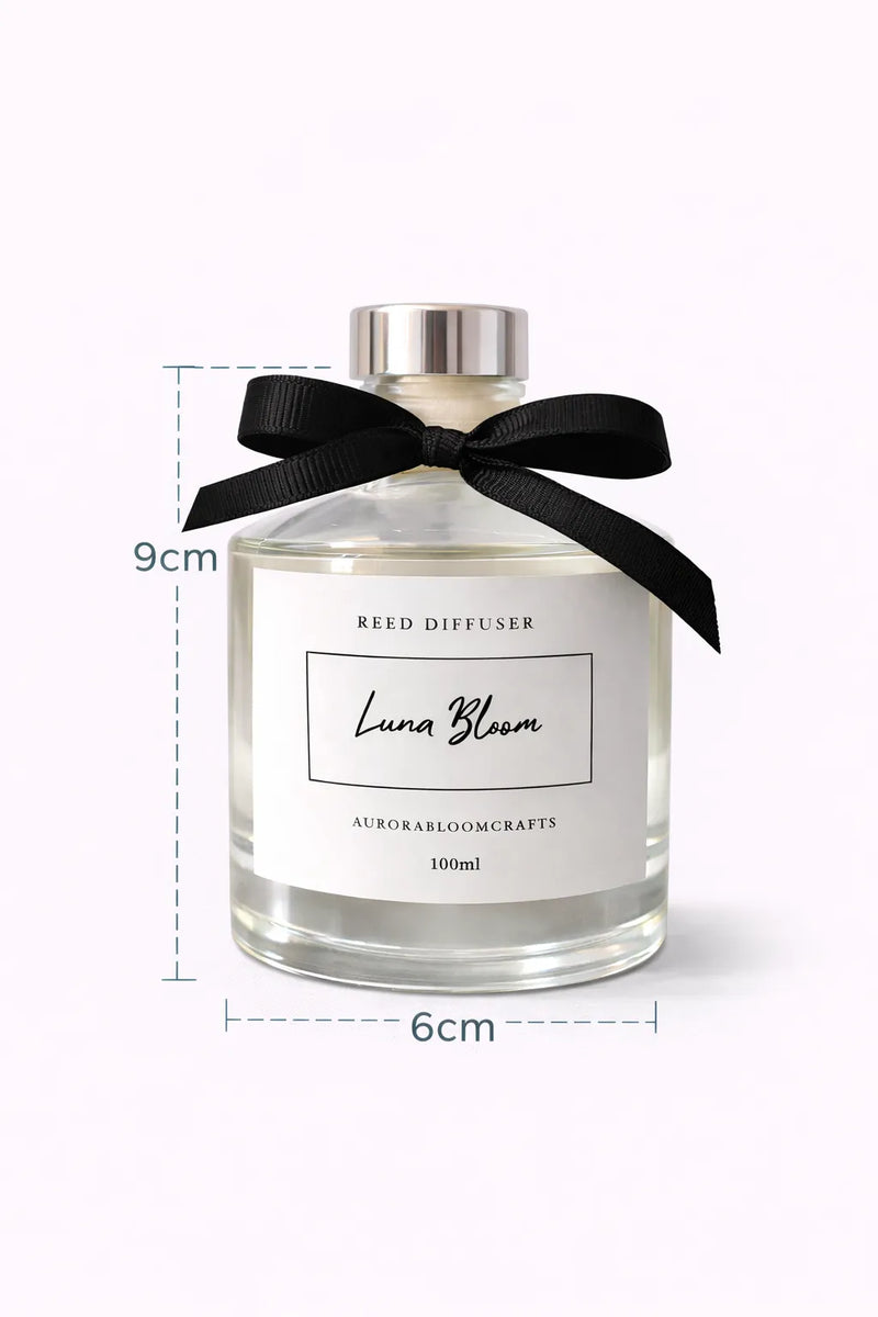 Aurora Bloom Crafts Reed Diffuser – Luna Bloom (100ml)