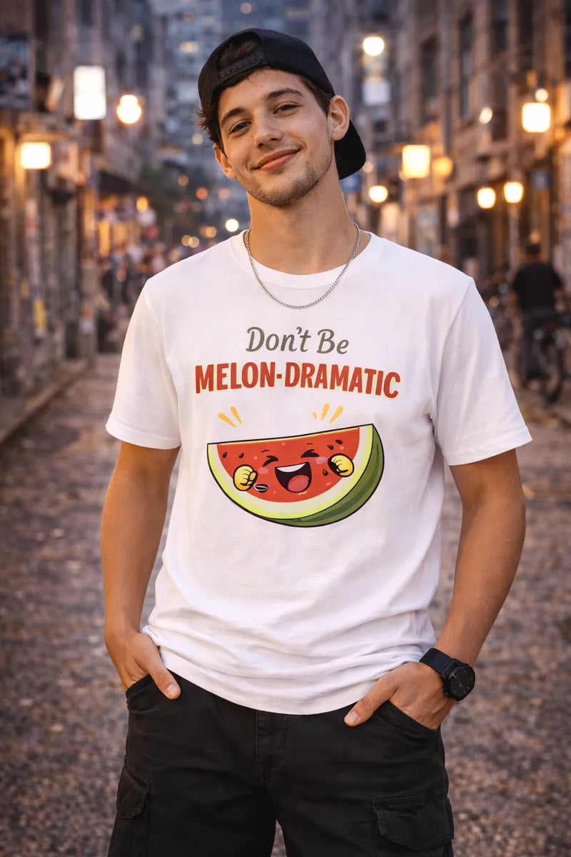 Melon Drama – Fun Vibes Tee | Aurora Bloom Crafts